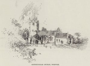Chiesa di Sandringham, Norfolk da Herbert Railton